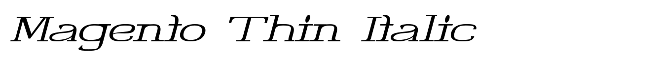 Magento Thin Italic image